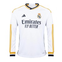 Koszulka piłkarska Real Madrid David Alaba #4 Strój Domowy 2023-24 tanio Długi Rękaw